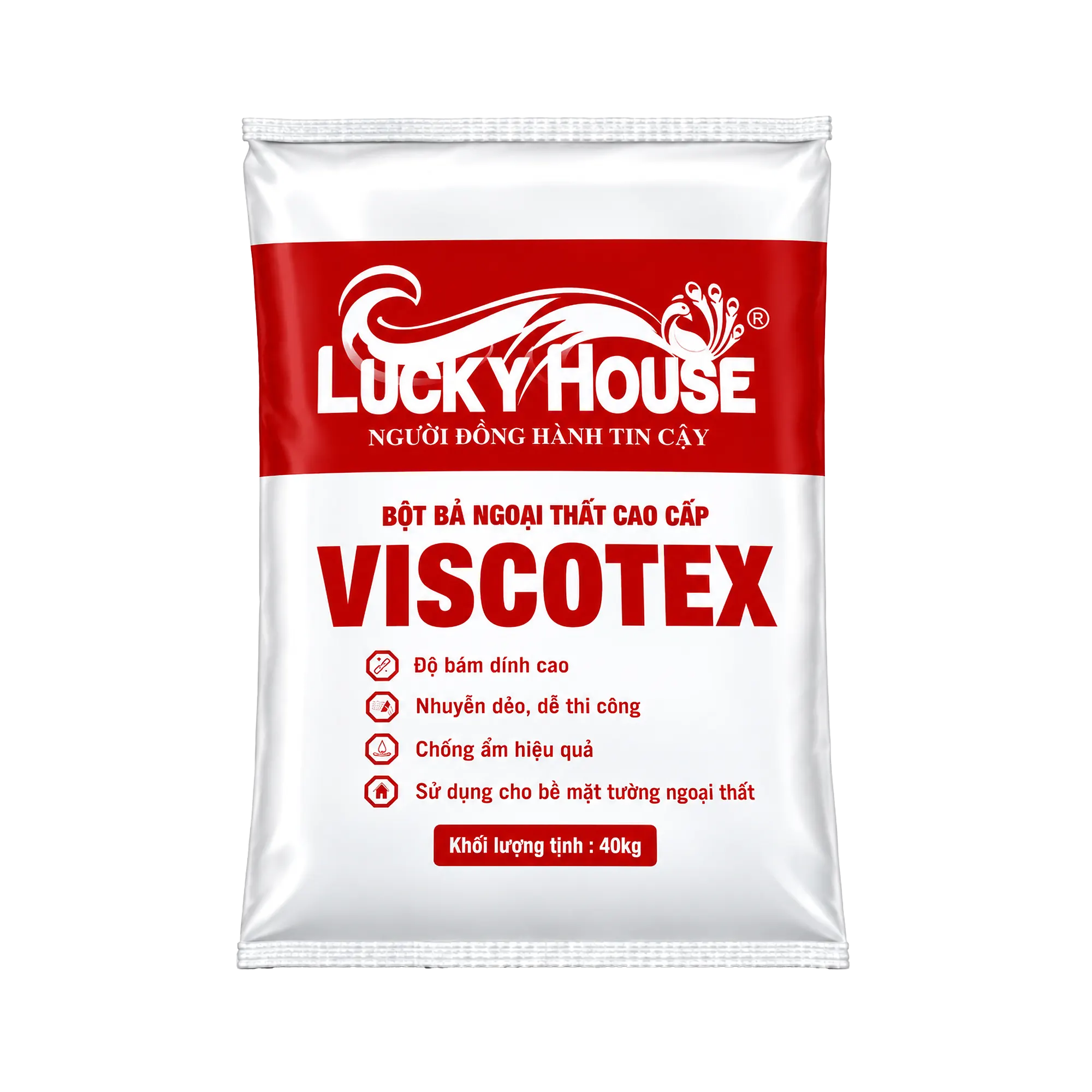 Bột bả ngoại thất cao cấp Viscotex