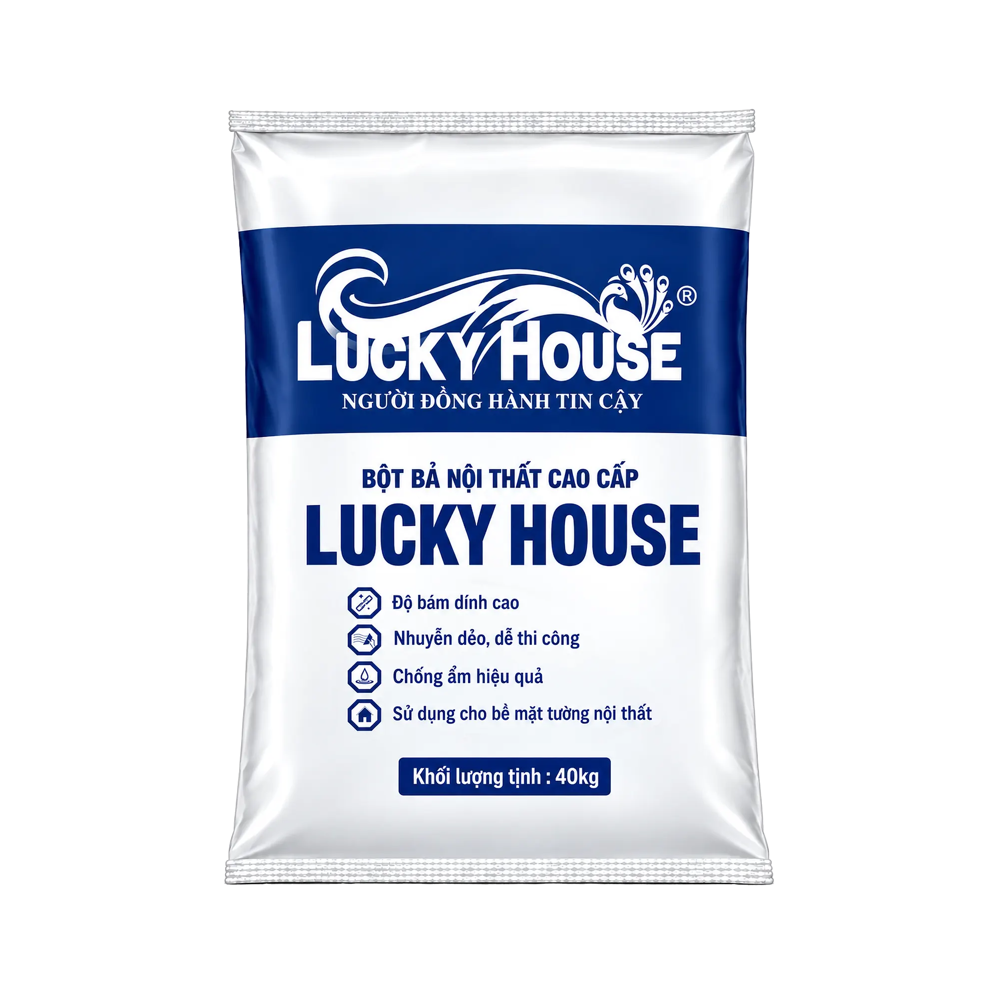 Bột bả nội thất cao cấp Lucky House